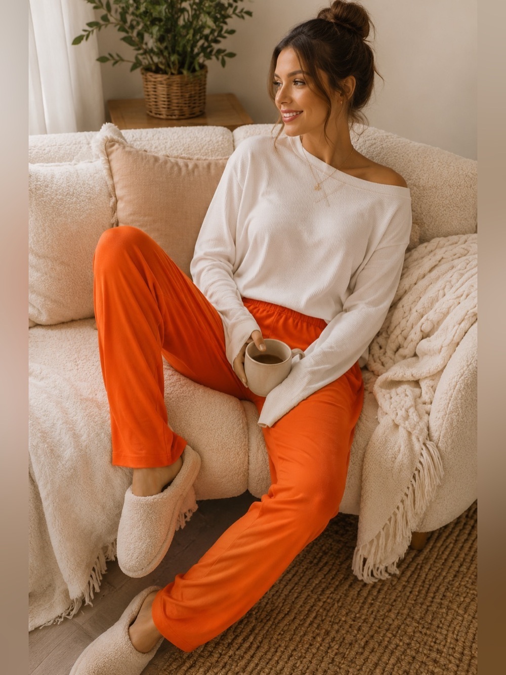 Leggings Depo Soft Orange Pull On Costume Leggings One Size Fits Most